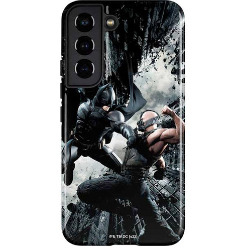 The Dark Knight Rises Batman and Bane Fighting Galaxy S22 Pro Case