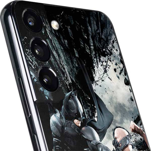 The Dark Knight Rises Batman and Bane Fighting Galaxy S22 Skin
