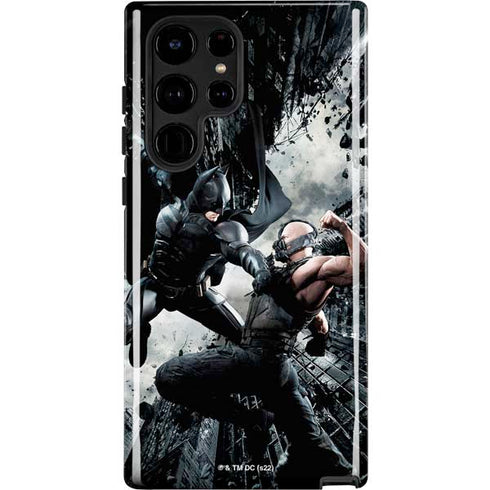 The Dark Knight Rises Batman and Bane Fighting Galaxy S22 Ultra Pro Case