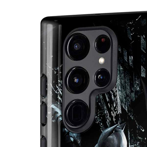 The Dark Knight Rises Batman and Bane Fighting Galaxy S22 Ultra Pro Case