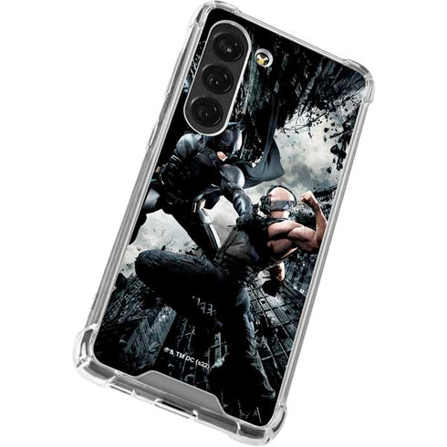 The Dark Knight Rises Batman and Bane Fighting Galaxy S23 Clear Case