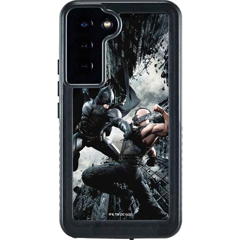 The Dark Knight Rises Batman and Bane Fighting Galaxy S23 Plus Waterproof Case