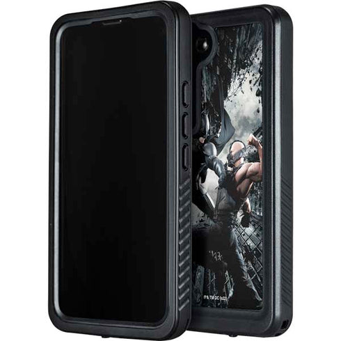 The Dark Knight Rises Batman and Bane Fighting Galaxy S23 Plus Waterproof Case