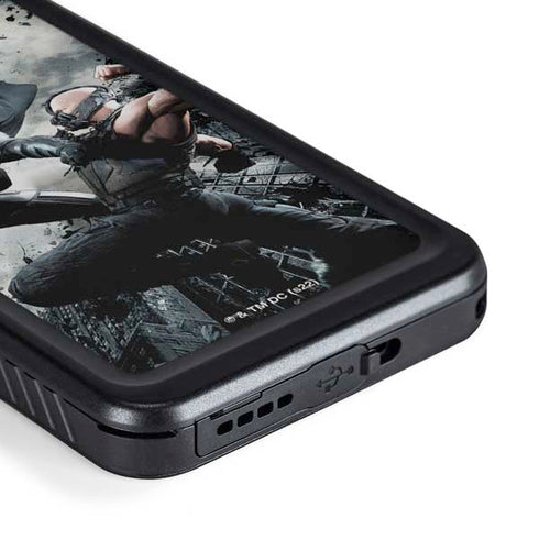 The Dark Knight Rises Batman and Bane Fighting Galaxy S23 Plus Waterproof Case