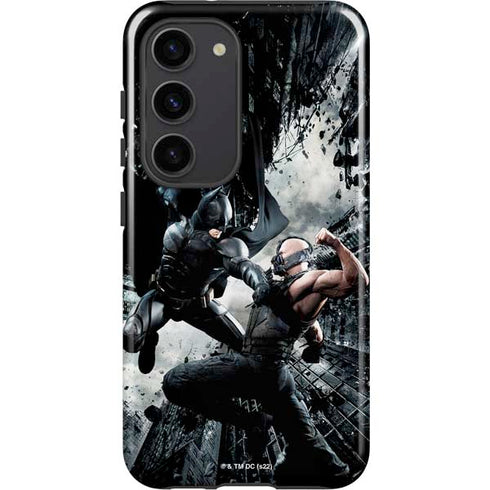 The Dark Knight Rises Batman and Bane Fighting Galaxy S23 Pro Case