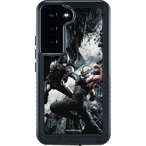 The Dark Knight Rises Batman and Bane Fighting Galaxy S23 Waterproof Case