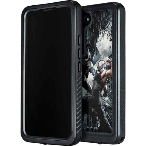 The Dark Knight Rises Batman and Bane Fighting Galaxy S23 Waterproof Case