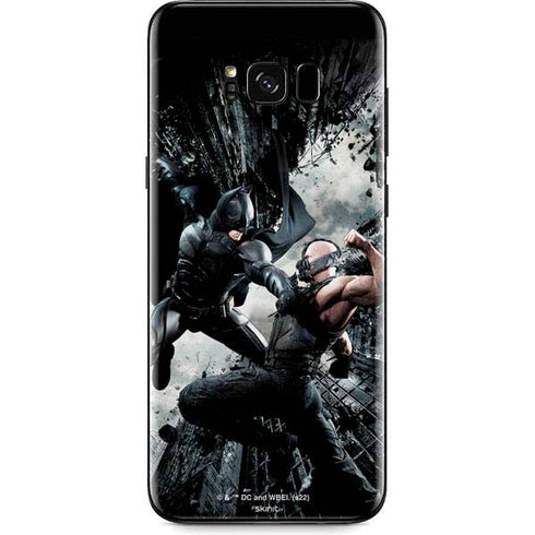 The Dark Knight Rises Batman and Bane Fighting Galaxy S8 Plus Skin