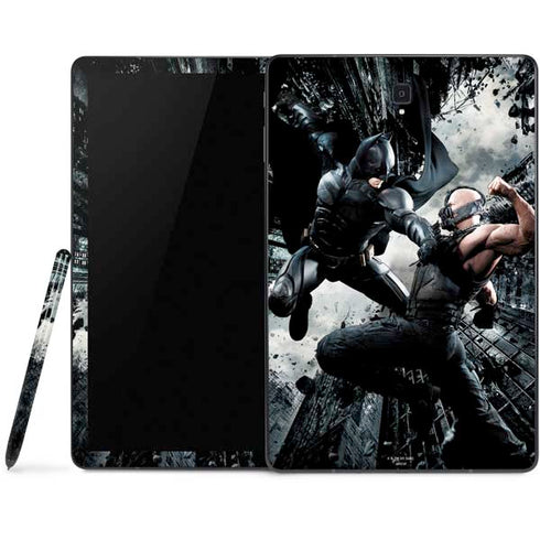 The Dark Knight Rises Batman and Bane Fighting Samsung Galaxy Tab Skin