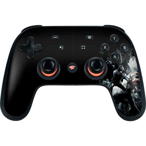 The Dark Knight Rises Batman and Bane Fighting Google Stadia Controller Skin