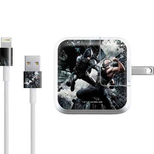 The Dark Knight Rises Batman and Bane Fighting iPad Charger (10W USB) Skin