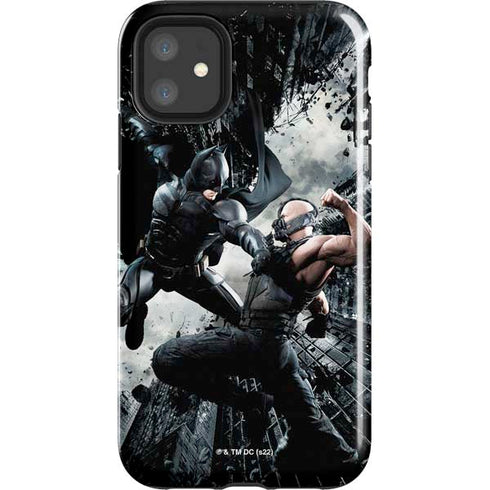 The Dark Knight Rises Batman and Bane Fighting iPhone 11 Impact Case