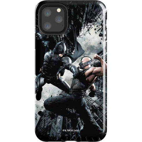 The Dark Knight Rises Batman and Bane Fighting iPhone 11 Pro Max Impact Case