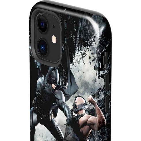 The Dark Knight Rises Batman and Bane Fighting iPhone 12 Impact Case