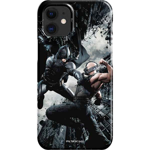 The Dark Knight Rises Batman and Bane Fighting iPhone 12 Mini Lite Case
