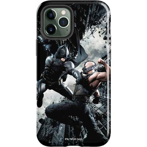 The Dark Knight Rises Batman and Bane Fighting iPhone 12 Pro Impact Case