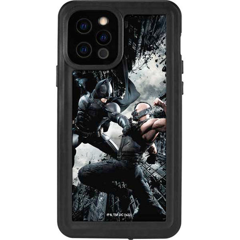 The Dark Knight Rises Batman and Bane Fighting iPhone 12 Pro Waterproof Case