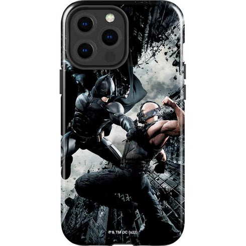 The Dark Knight Rises Batman and Bane Fighting iPhone 13 Pro Max Impact Case