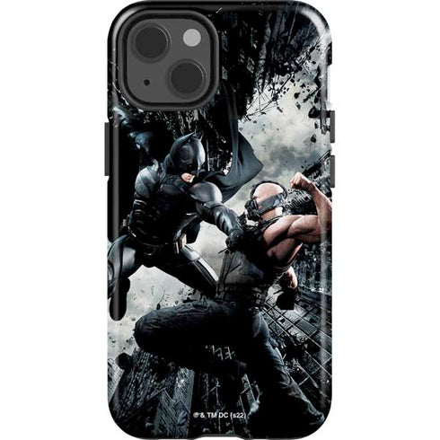 The Dark Knight Rises Batman and Bane Fighting iPhone 15 Impact Case
