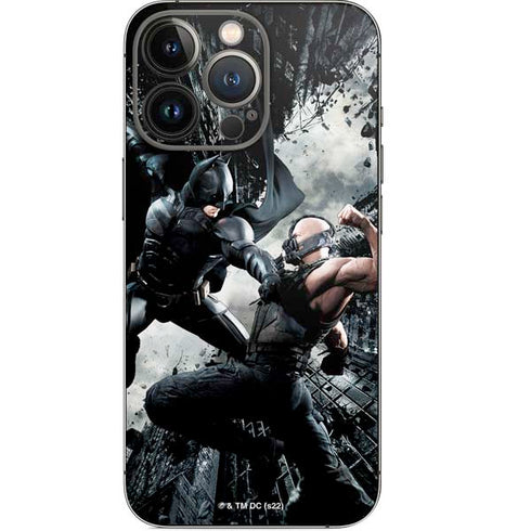 The Dark Knight Rises Batman and Bane Fighting iPhone 14 Pro Skin