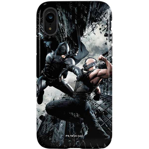 The Dark Knight Rises Batman and Bane Fighting iPhone XR Pro Case
