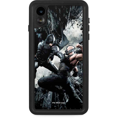 The Dark Knight Rises Batman and Bane Fighting iPhone XR Waterproof Case