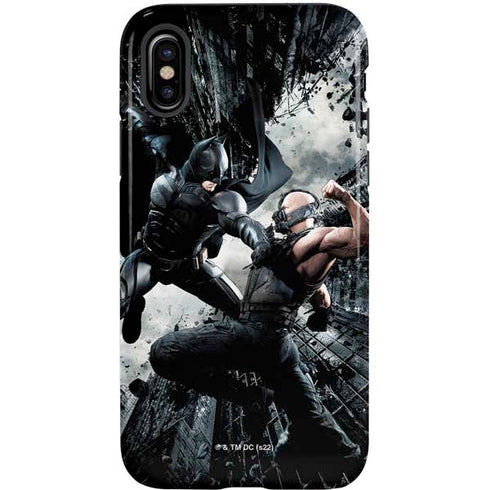The Dark Knight Rises Batman and Bane Fighting iPhone XS Pro Case