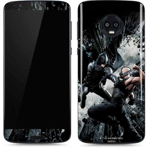 The Dark Knight Rises Batman and Bane Fighting Moto G6 Skin