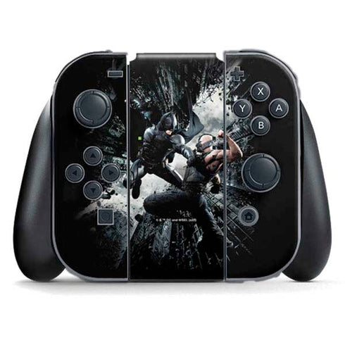 The Dark Knight Rises Batman and Bane Fighting Nintendo Switch (2017-2021) Joy-Con Controller Skin