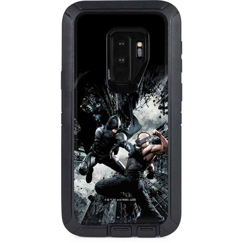 The Dark Knight Rises Batman and Bane Fighting Otterbox Defender Galaxy Skin