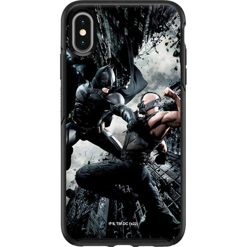 The Dark Knight Rises Batman and Bane Fighting Otterbox Symmetry iPhone Skin