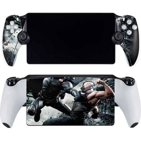 The Dark Knight Rises Batman and Bane Fighting PlayStation Portal Remote Player Skin
