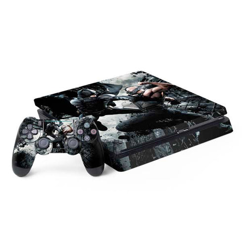 The Dark Knight Rises Batman and Bane Fighting PS4 Slim Bundle Skin