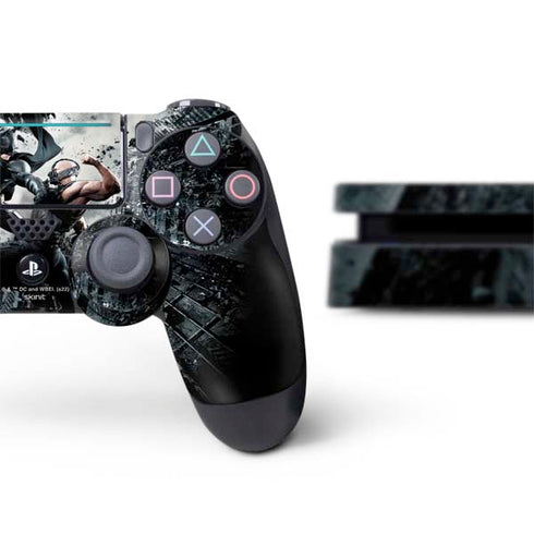 The Dark Knight Rises Batman and Bane Fighting PS4 Slim Bundle Skin