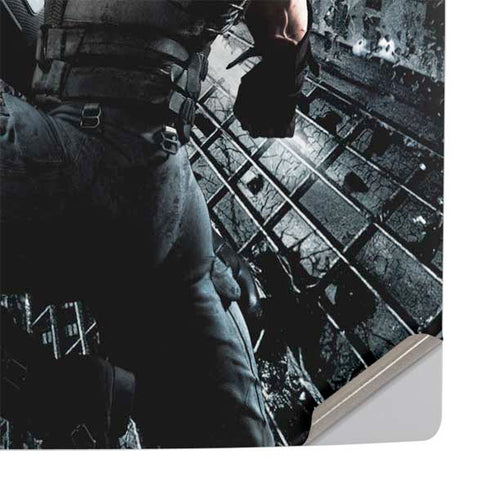 The Dark Knight Rises Batman and Bane Fighting PS5 Slim Digital Edition Console Skin