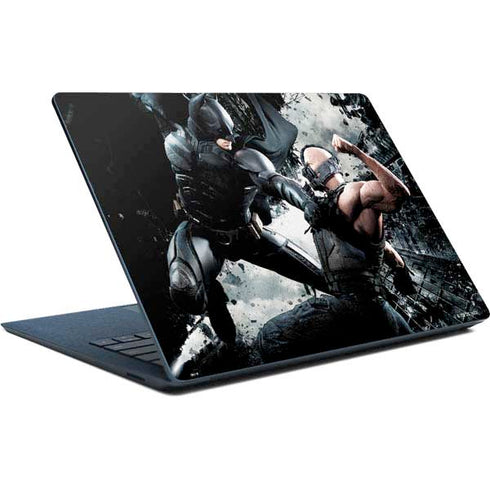 The Dark Knight Rises Batman and Bane Fighting Surface Laptop Skin