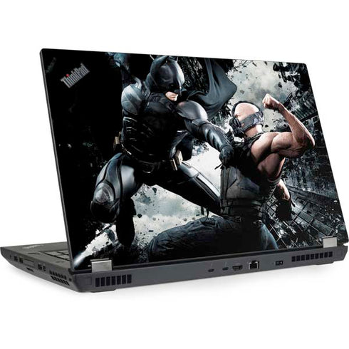 The Dark Knight Rises Batman and Bane Fighting Lenovo ThinkPad Skin
