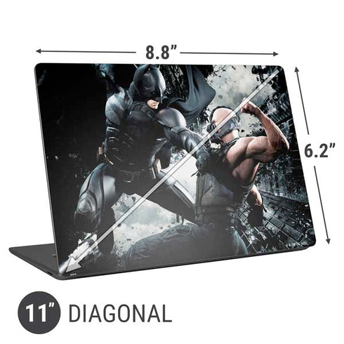 The Dark Knight Rises Batman and Bane Fighting Universal Laptop 11in (8.8 x 6.2in) Skin