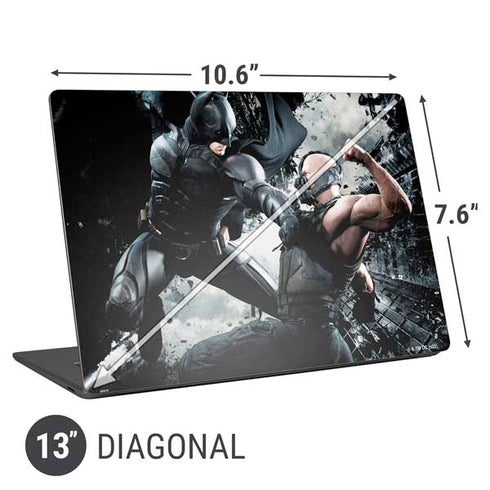 The Dark Knight Rises Batman and Bane Fighting Universal Laptop 13in (10.6 x 7.6in) Skin