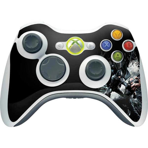 The Dark Knight Rises Batman and Bane Fighting Xbox 360 Wireless Controller Skin