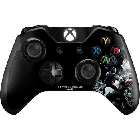 The Dark Knight Rises Batman and Bane Fighting Xbox One Controller Skin