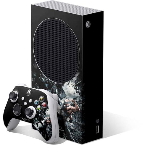 The Dark Knight Rises Batman and Bane Fighting Xbox Series S Bundle Skin