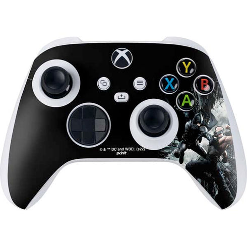 The Dark Knight Rises Batman and Bane Fighting Xbox Series S Controller Skin