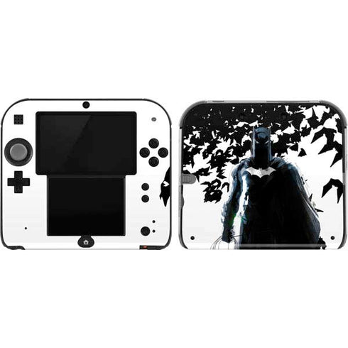 DC Comics Batman Holding batarang Art Nintendo 2DS Skin