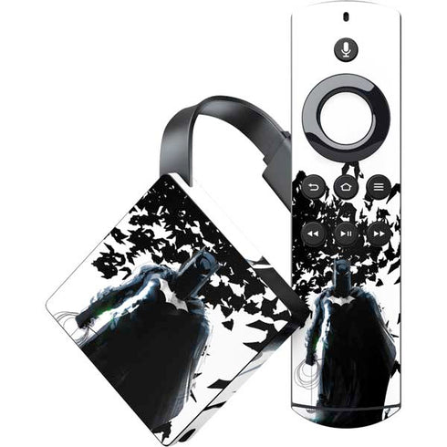 DC Comics Batman Holding batarang Art Amazon Fire TV Skin