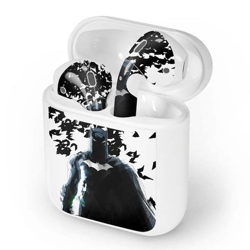 DC Comics Batman Holding batarang Art Apple AirPods Skin