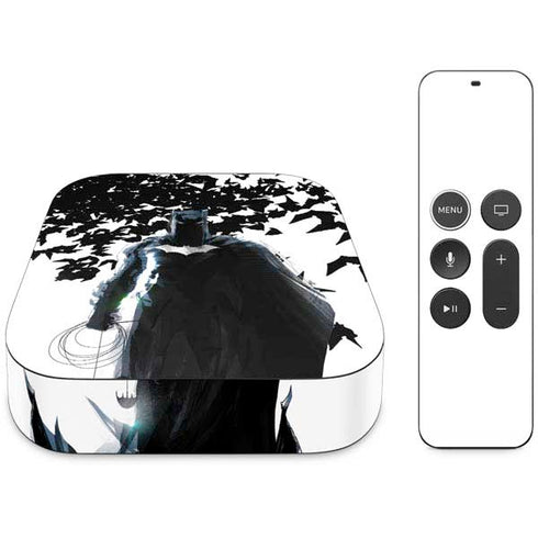DC Comics Batman Holding batarang Art Apple TV Skin