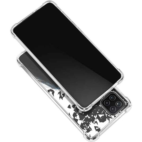 DC Comics Batman Holding batarang Art Galaxy A12 Clear Case