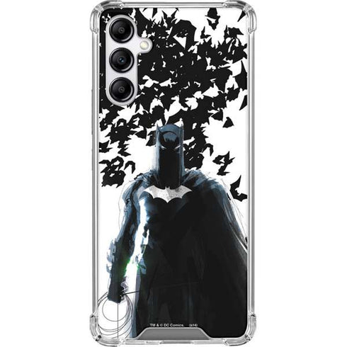 DC Comics Batman Holding batarang Art Galaxy A14 5G Clear Case