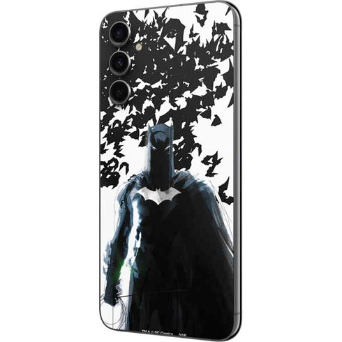 DC Comics Batman Holding batarang Art Galaxy A14 5G Skin